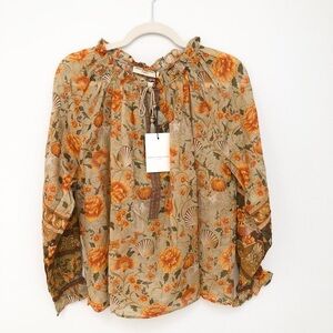 Spell Cotton Floral Blouse